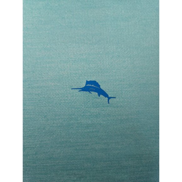 Tommy Bahama Mens Polo Shirt Turquoise Large - Picture 6 of 7